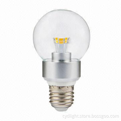 E27 G45 325lm 4W LED Bulb with 2,700-6,500K Color Temperature, 230V AC Voltage